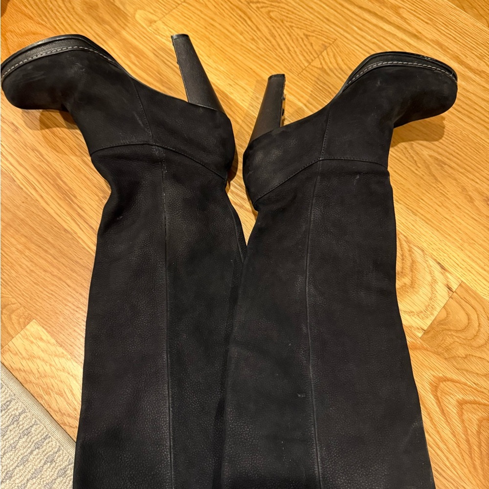 Cole Haan Nike Air Black Heeled Boots for Women